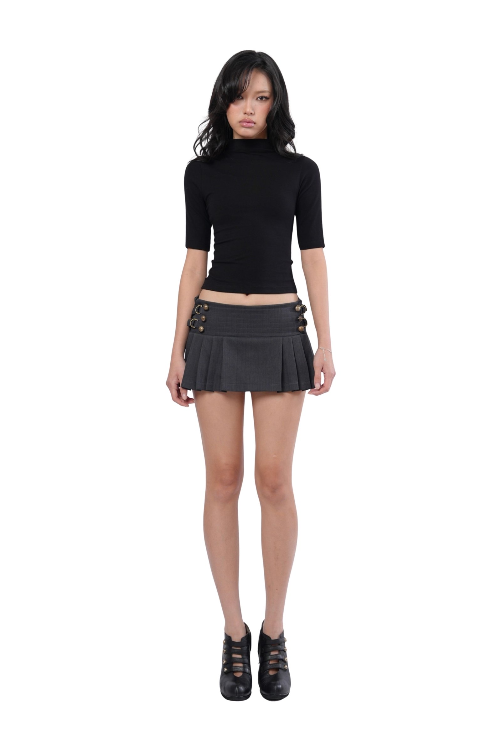 Classic Skirt Dark Grey