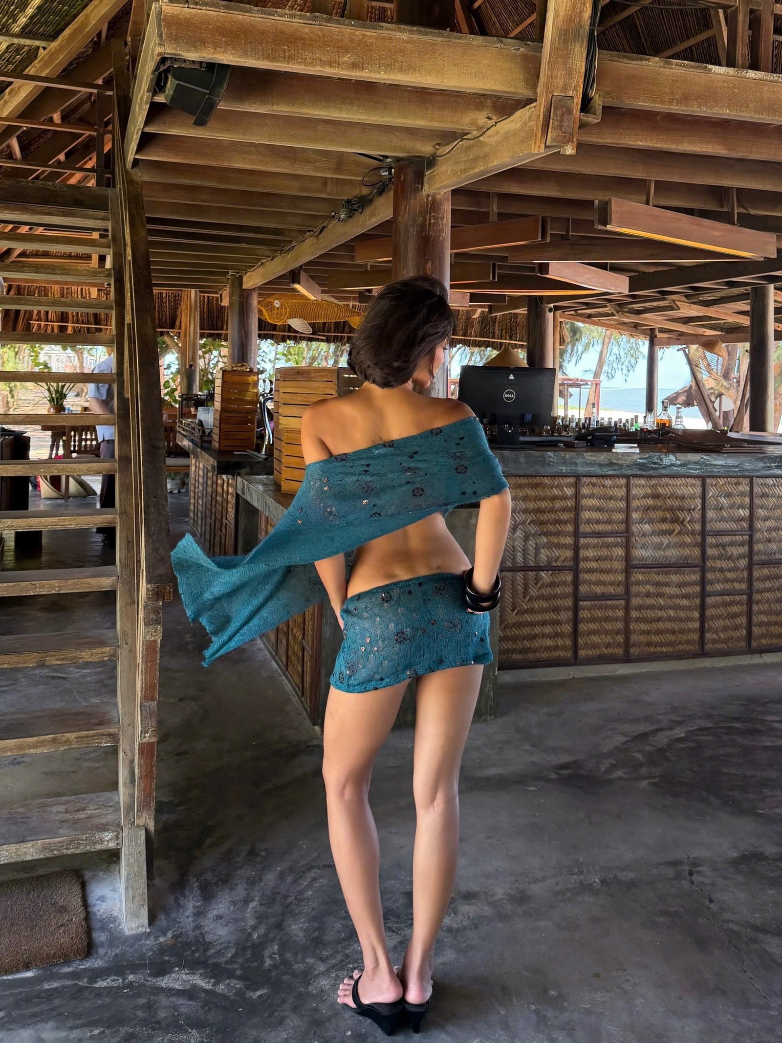 WILD OASIS SET TEAL BLUE