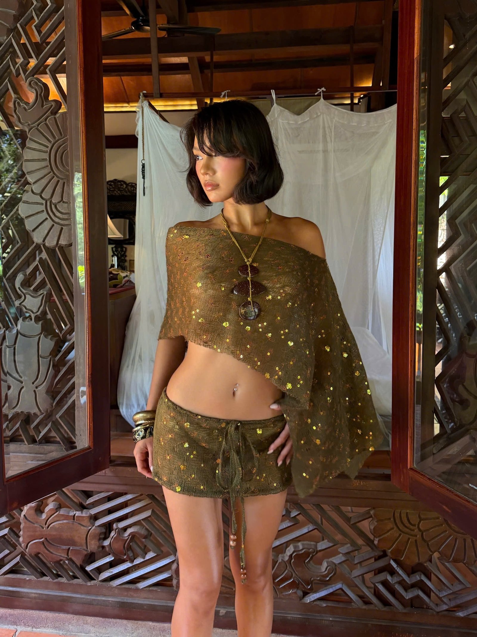 WILD OASIS SET GOLDEN OLIVE