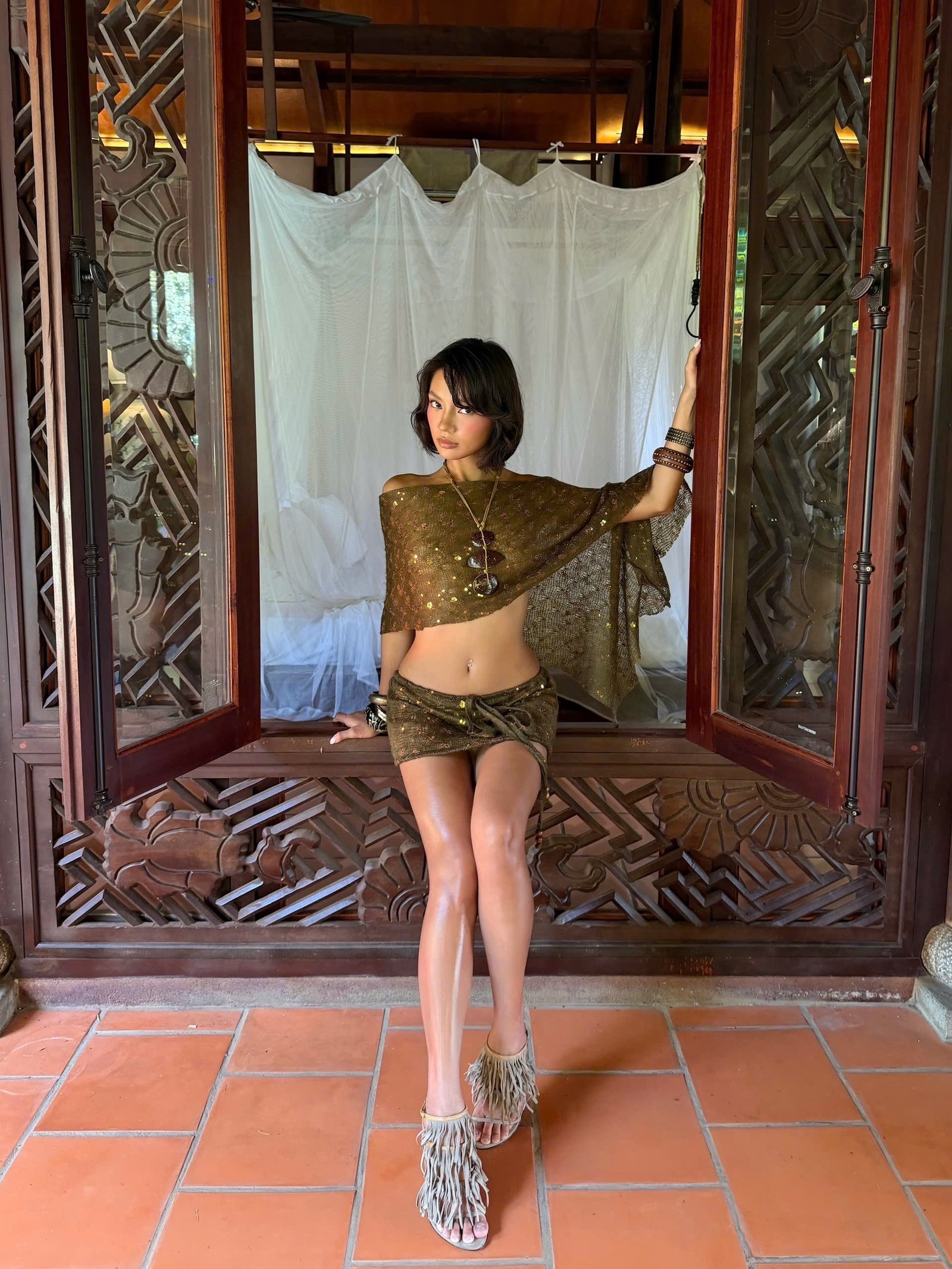WILD OASIS SET GOLDEN OLIVE