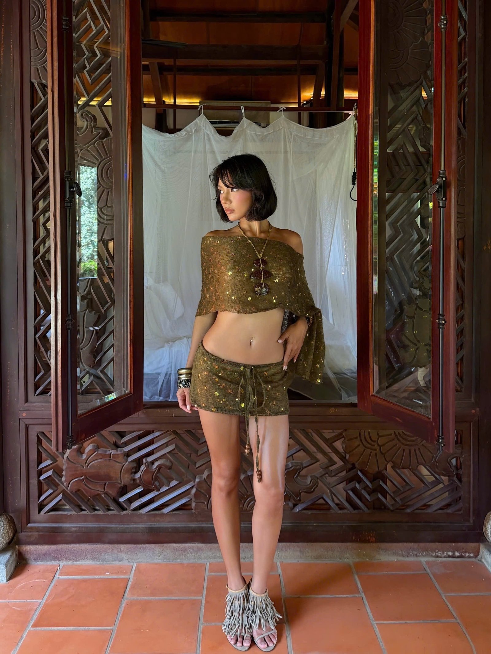 WILD OASIS SET GOLDEN OLIVE